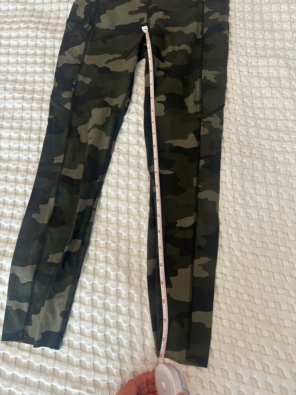 lululemon athletica Green & Black Camo High-Rise Leggings - Picture 4 of 7